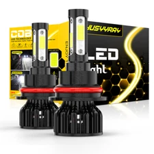 Fit Nissan Versa Note 2014-19 6000K 9007 LED Headlight High/Low Beam Bulbs Kit