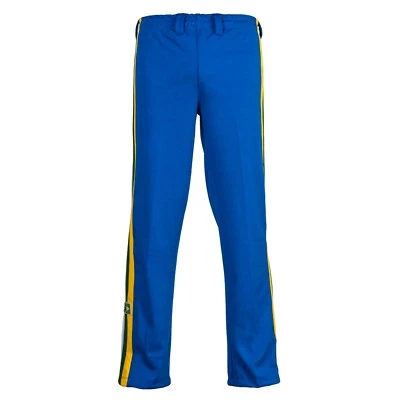 Unisex Blau Brasilien Capoeira Abada Kampfsport Elastisch Hose 6 Größen - Bild 1 von 3
