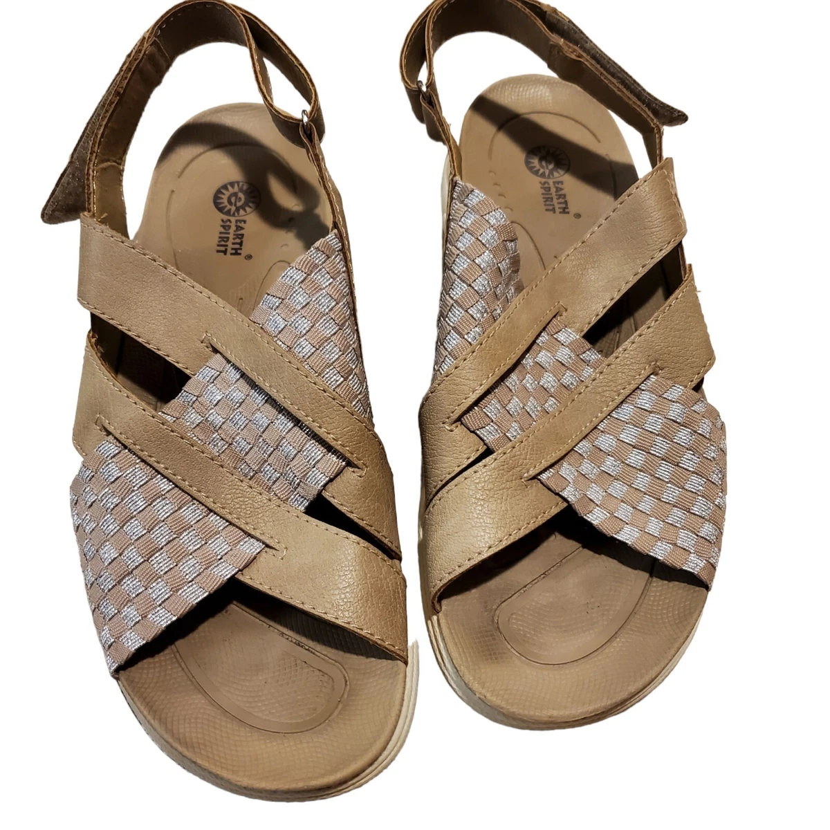 Earth spirit sandals sales size 8