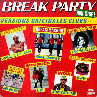 Break Party Non Stop! - 1984 - Vinyl 12'' LP Compilation - SCM 19 304 - Hip-Hop