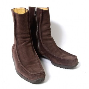 suede half boots
