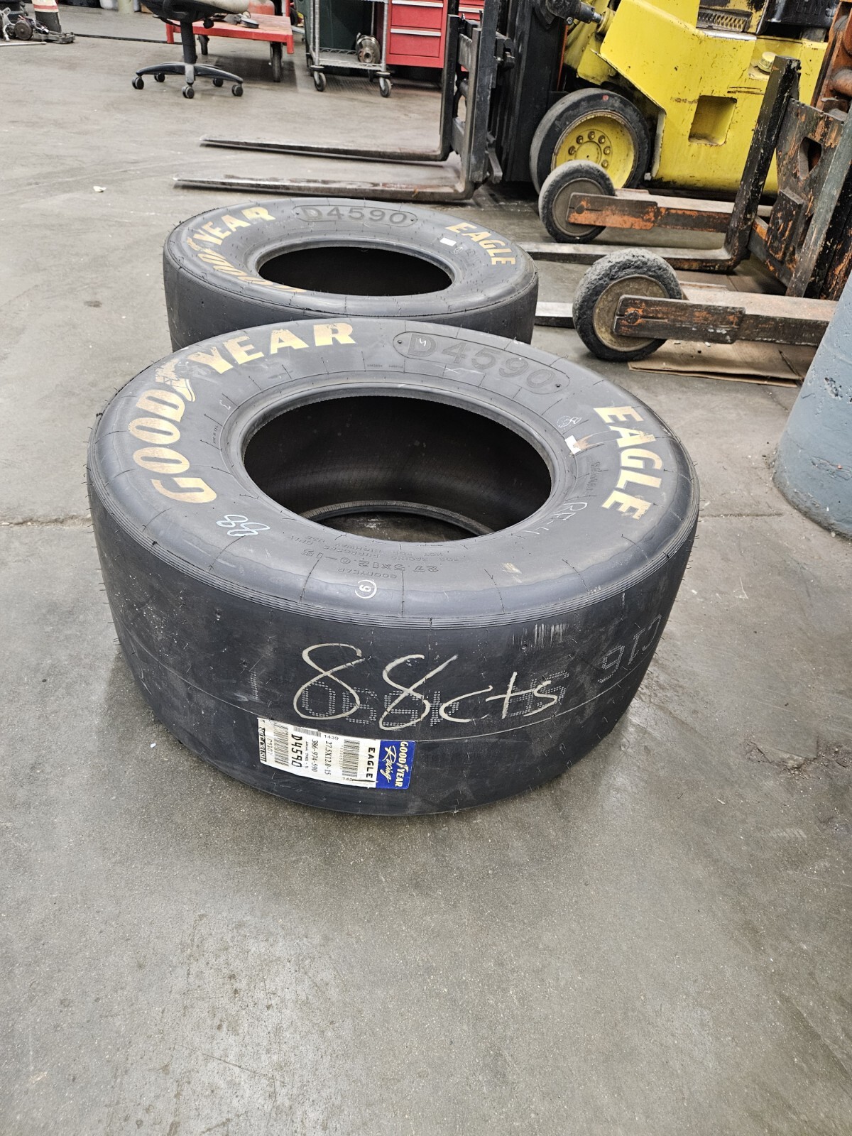 Goodyear Eagle Racing Slick 27.5 x 1215 NASCAR Drag Racing New Pair
