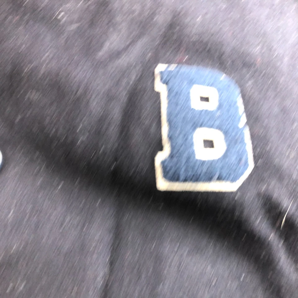 Chaqueta Brooks Brothers Niños Mediana Azul Varsity Bomber Bordada Frente a Presión Foto 4 de 4