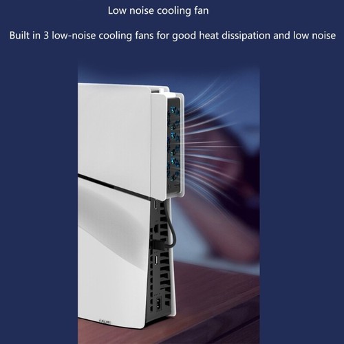 Cooling Fan with 3Speed Cooling for Slim Game Consoles USB3.0 Hubs Accessory - Photo 7/8