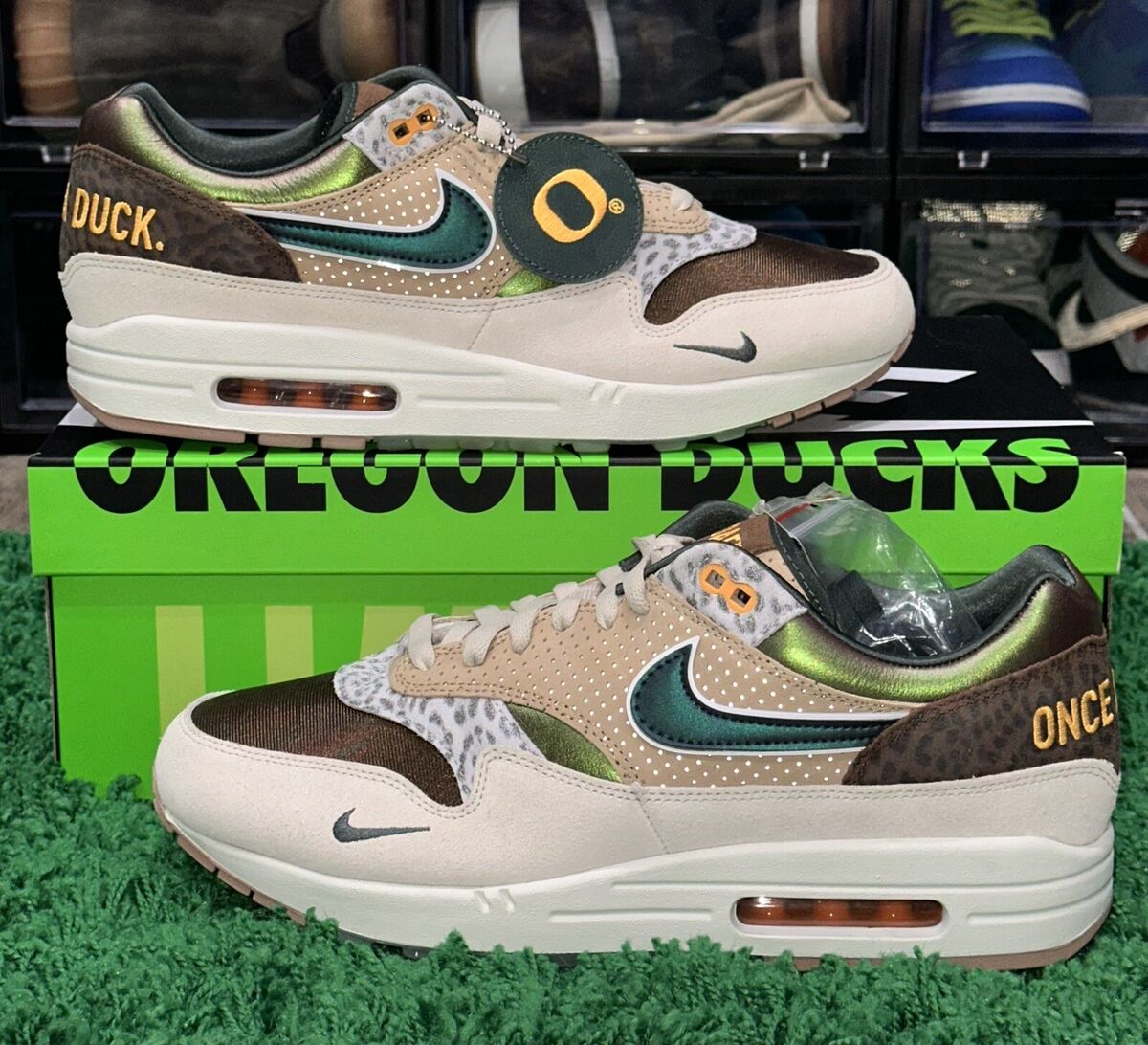 Nike Air Max 1' 87 Premium 'University of Oregon' PE (HQ2640 Nike Air Max 1' 87 Premium 'University of Oregon' PE (HQ2640