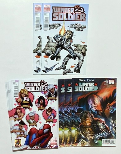 WINTER SOLDIER # 1 2 VARIANT MARVEL 14 BIG Comic Book LOT J4,342
