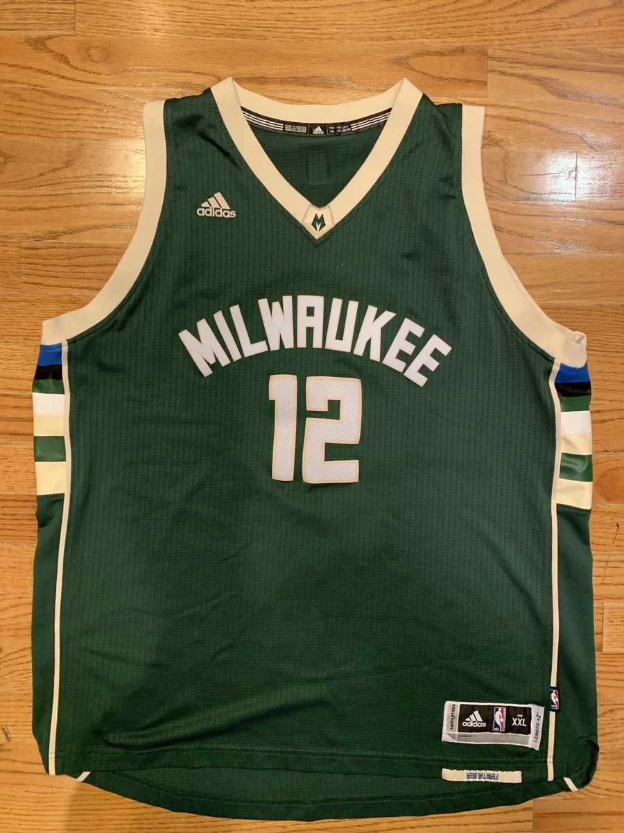 Jabari Parker MILWAUKEE BUCKS SWINGMAN ADIDAS SEWN Fear Deer Jersey  Men's Sz XXL