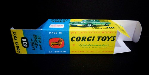 Corgi No.438 Land Rover - 109" WB - Reproduction Box (Box Only) - Picture 3 of 6