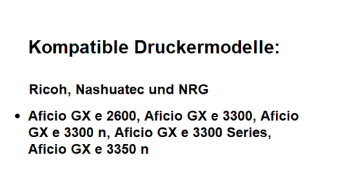 Wiederbefüllbare Tintenpatronen kompatibel mit Ricoh GC-31 MIT AUTO-RESET-CHIPS - Bild 2 von 2