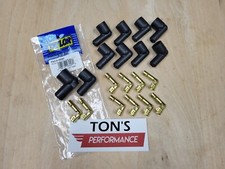 Taylor Cable 46057 Distributor Boot & Terminal Kit 90 Black Female Socket Cap