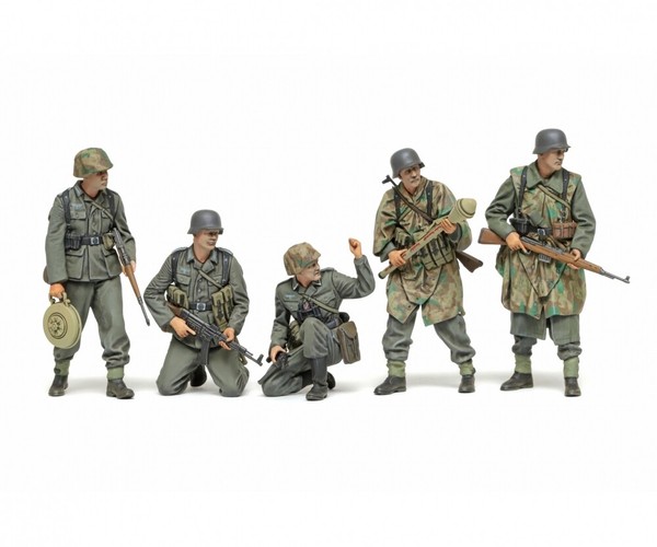 Tamiya 1:35 Figuren Set Deutsche Infanterie 1943-45 (5) Plastik Modellbausatz-image