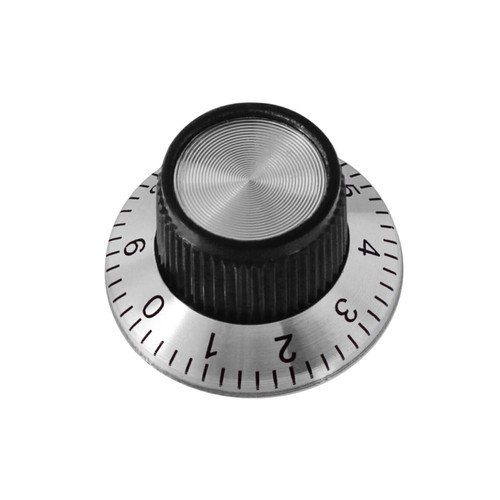 Potiknopf Drehknopf Reglerknopf Potentiometer ALU Schwarz 6mm Achse Aluminium - Bild 7 von 17