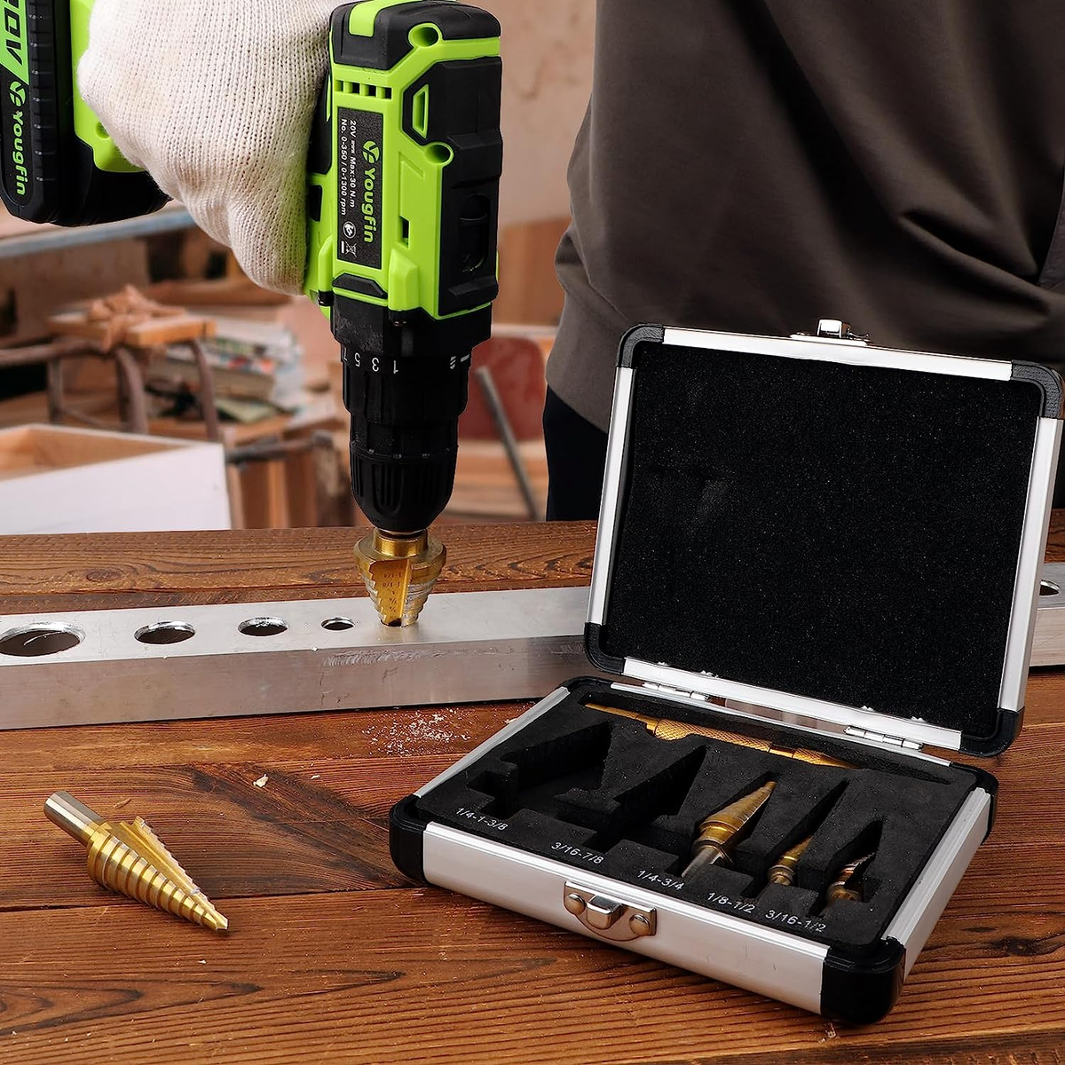 Stanley Bohrer-Set – 13-teilig, HSS-CNC, Mit Pilotspitze, Für Metall & Holz