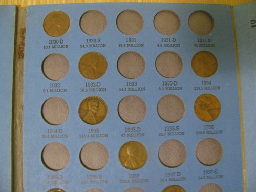 LINCOLN HEAD CENT BOOK LOT ( 5) 3- BOOK 1 2-BOOK 2 216 COINS TOTAL 15-D 32-D - Picture 12 of 14