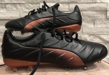New Puma King Platinum 21 FG AG Black Orange Soccer US Size 12 Cleats 106478-04