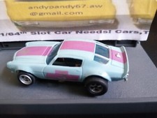 Aurora Tomy AFX Tyco Slot Car Camaro SS Blue,Purple, Cleaned, Oiled & Tested