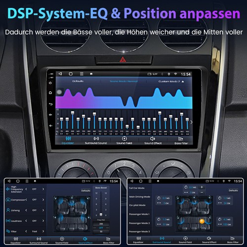 Für Mazda CX-7 2008-2015 CarPlay Autoradio Android 13 BT GPS WIFI RDS USB 4+64GB - Bild 8 von 17