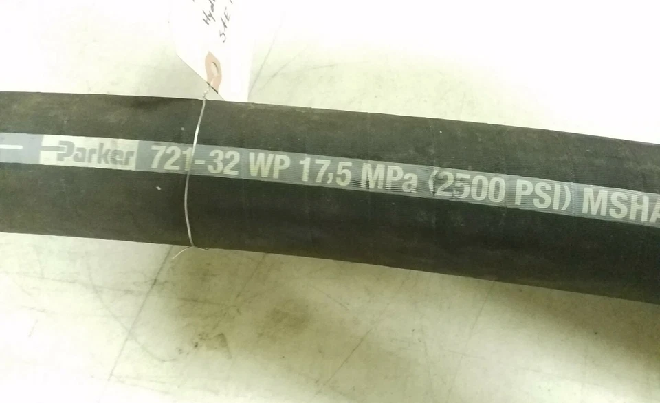721-32 Parker 2" Hydraulic Hose 4' 2500 PSI SAE 100R12-32 Free Shipping  - Image 3 of 4