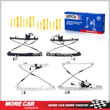 4x L&R Power Window Regulator Motor Assembly for Cadillac Escalade Chevy 5.3 6.0