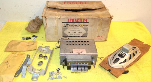 1967 Mercury Comet Capri Caliente Cyclone NOS AM TRANSISTOR AUTOMATIC RADIO KIT