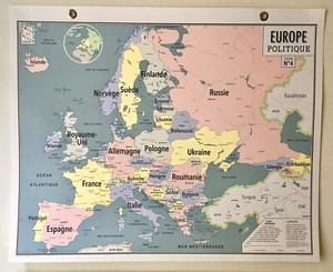 Carte Murale Scolaire Ecole Style Vintage Europe Administrative En 19 Ebay Carte Murale Scolaire Ecole Style Vintage Europe Administrative En 19 Ebay