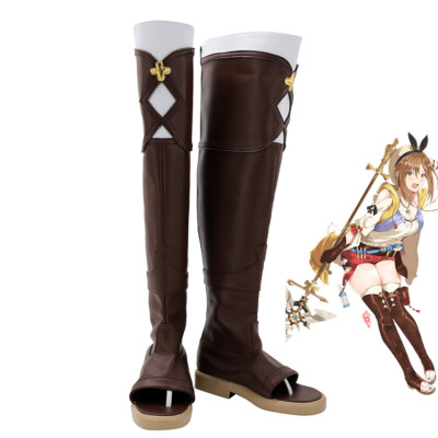 Atelier Ryza Ever Darkness Secret Hideout Reisalin Stout Shoe Cosplay Women Boot
