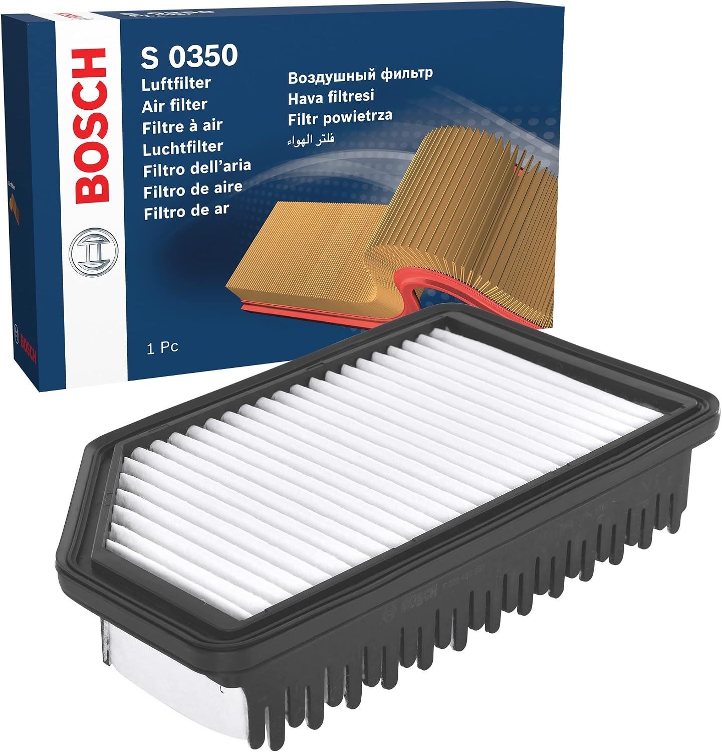 Bosch F026400350 Air Filter Insert Fits Hyundai Accent Veloster Kia Soul Rio New - Image 20