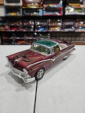 1955 Metallic Red Ford Fairlane Crown Vic Custom Road Legends 118 - 