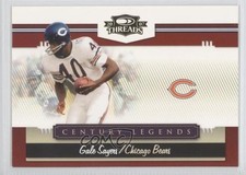 2007 Donruss Threads Century Legends Gale Sayers #CL-5 HOF 0a7