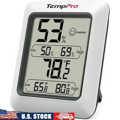 Digital Hygrometer Thermometer Indoor Humidity Monitor High Accuracy Sensor New