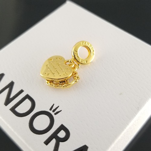 Pandora Disney Cenicienta Carruaje y Corazón Doble Cuelga Dije - Imagen 5 de 7