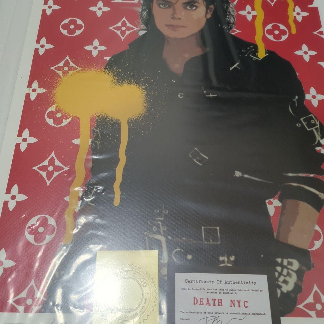 【世界限定100枚】『 DEATH NYC マイケル・ジャクソン＆ルイヴィトン』 DEATH NYC マイケル・ジャクソン「ビリー・ジーン」ヴィトン