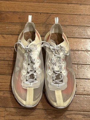 NIKE REACT ELEMENT NEW SIZE 9.5 SAIL LIGHT BONE WHITE AQ1090 100