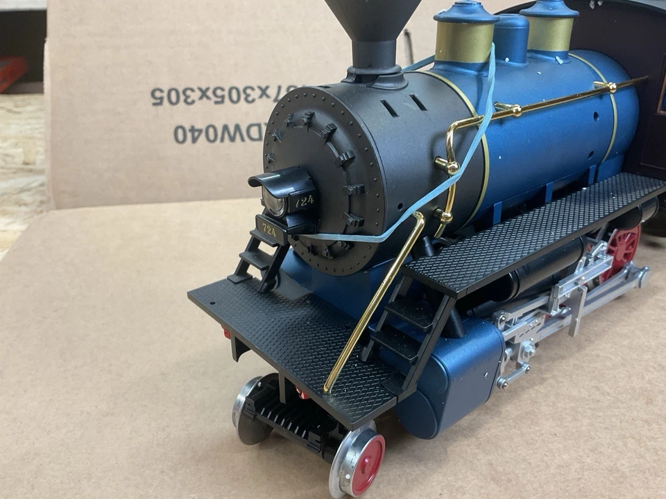 PIKO G GAUGE STEAM LOCOMOTIVE 2-6-0 MOGUL AT &SF W/TENDER 38217 DCC SOUND WORKS! - Image 3 of 4