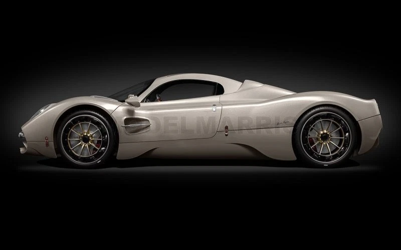 POCHER HK120 POCHER PAGANI UTOPIA COUPE 2023 GRIGIO RINASCIMENTO - 1:8 - Immagine 3 di 4