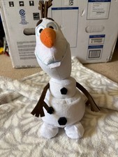 2014 RARE Ty Disney Frozen Olaf Snowman Beanie Baby Plush Toy
