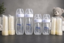 New Open Box Playtex Baby Nurser Gift Set Drop-Ins 4 Bottles Complete BPA Free