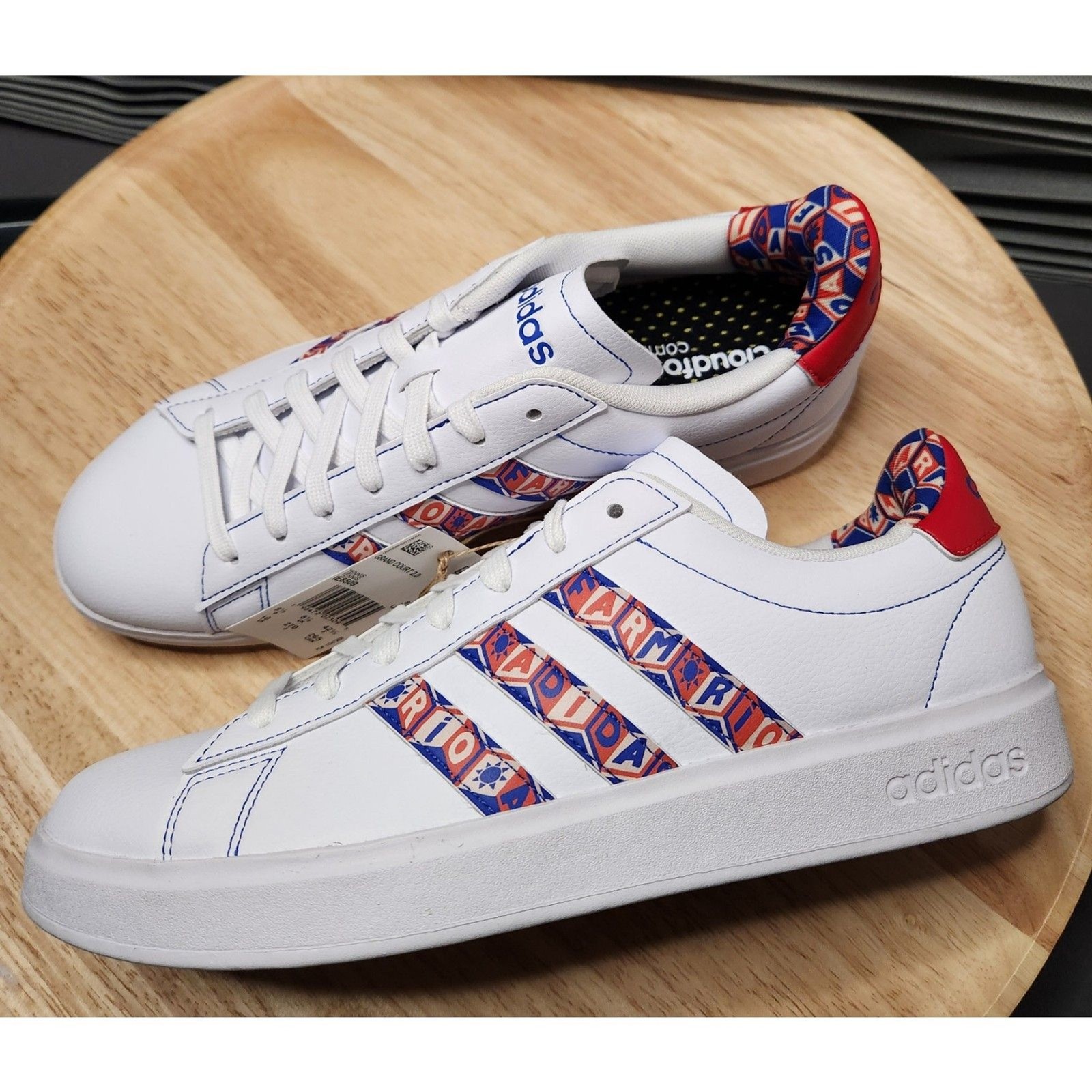 Adidas Grand Court 2.0 Tennis Shoes – Women’s Size 10, White/Multicolor, NWT Adidas Grand Court 2.0 Tennis Shoes – Women’s Size 10, White/Multicolor, NWT