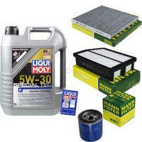 Mann Inspektionspaket 5L Liqui Moly 5W-30 FüR KIA Sportage 1.6 Gdi 2.0