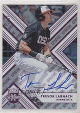2018 Panini Elite Extra Edition Aspirations Purple /100 Trevor Larnach Auto 1b3