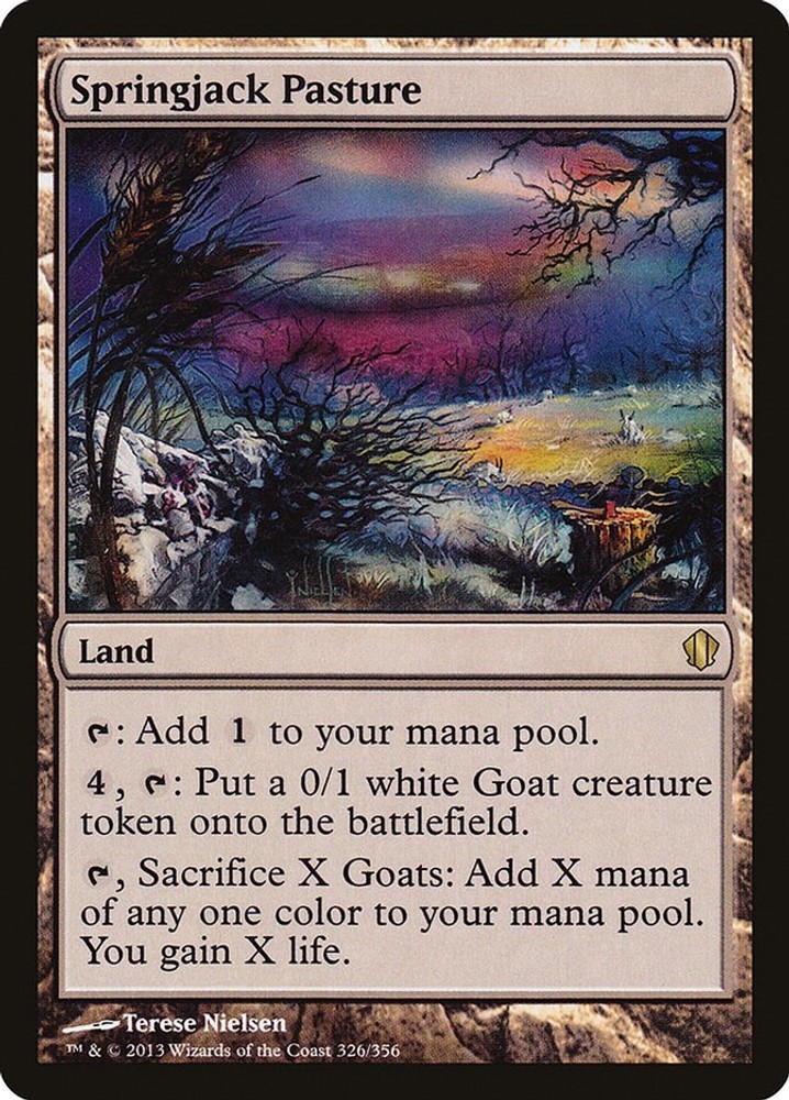 Springjack Pasture - 326 - Commander 2013 - MTG