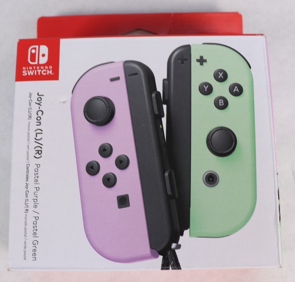 Nintendo Switch Joy-Con (L) / (R) Pastel Purple / Pastel Green New