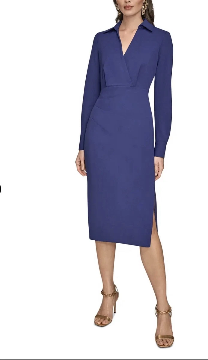 DONNAKARAN ダナキャラン ドレス ワンピース ネイビー 2 Donna Karan Blue Dresses for Women for sale | eBay