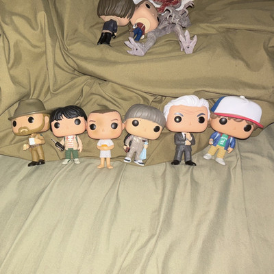 Funko Stranger Things Pop! Vinyl Figures Mixed Lot 6 Dustin Henderson Jim Hopper