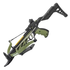 Man Kung 80 Lbs Green Professional Alligator Recurve Pistol Crossbow 185 fps
