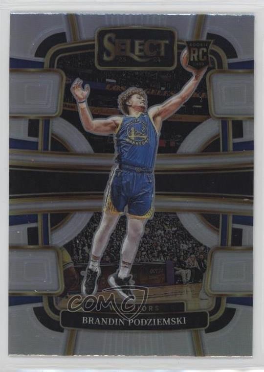 2023-24 Panini Select Concourse Silver Prizm Brandin Podziemski #93 12g7