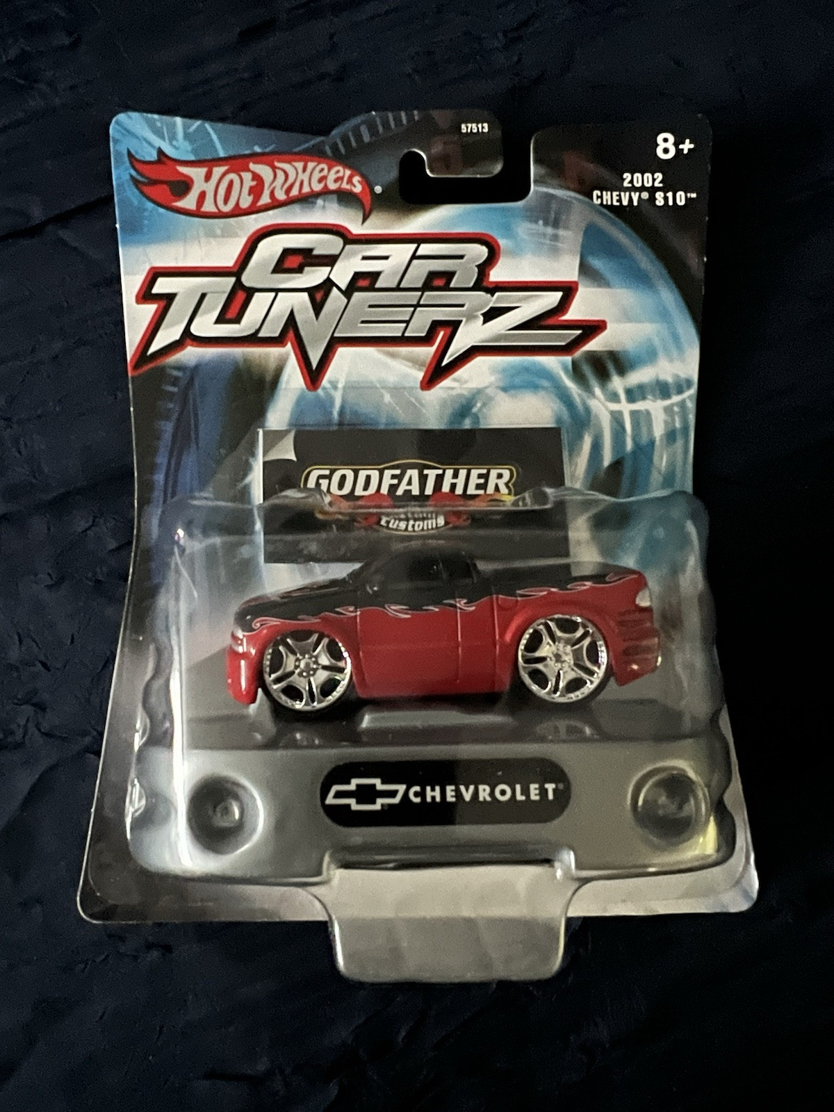 Hot Wheels 2002 CAR Tunerz 02 Red Chevy S10 Sealed GODFATHER
