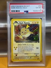 pokemon cards dark raichu value Pokemon Team Rocket Dark Raichu #83/82 Secret Rare Holo Trading Card –  Rotterdam Comics