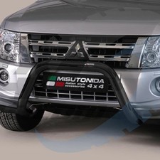Mitsubishi Shogun/Pajero 2007-2014 Black Coated Bull Bar