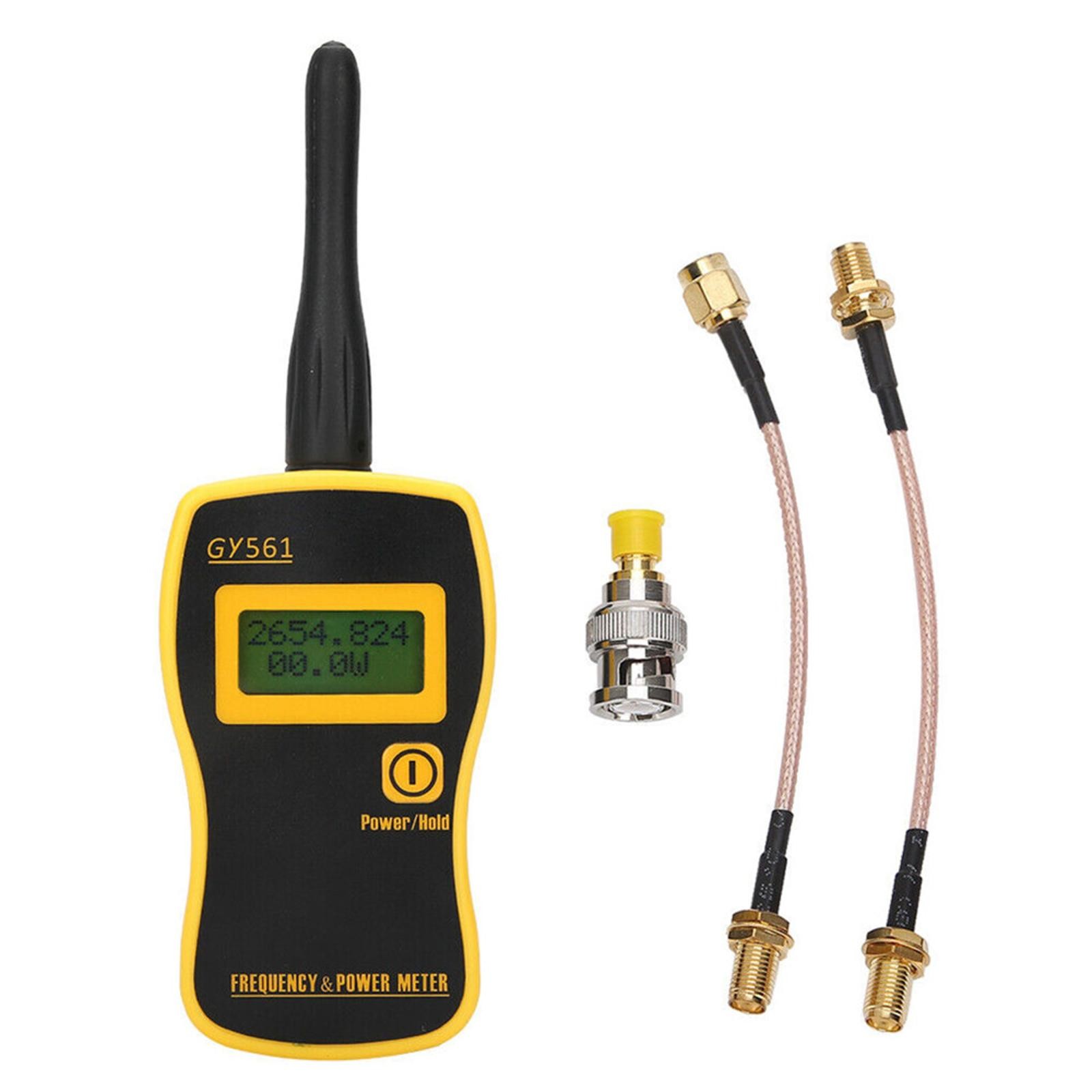 GY561 RF Digital Handheld Power Meter Frequency Counter Tester Radio 1 ...